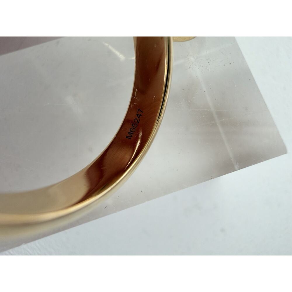 Louis Vuitton Love Letters Flower Ring in Gold-Tone Metal Size 6.25 - Picture 9 of 9